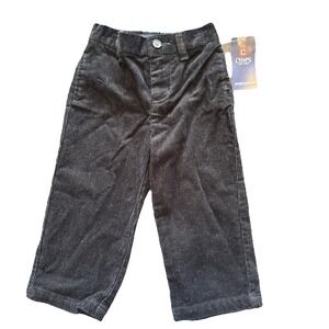 Chaps Corduroy Pants Boys 18m Black Straight Leg NWT Preppy Fashion Holiday